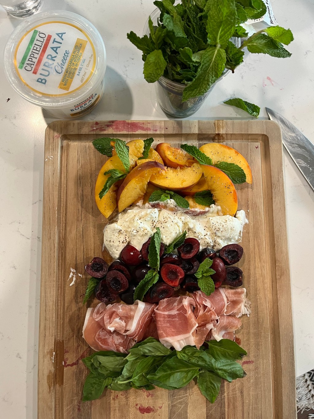 Fruit Burrata Board